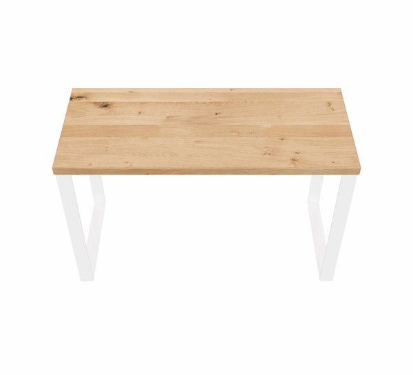 Zusammenspiel aus warmen Holz und kühlen Stahl