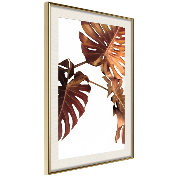 Poster 'Copper Monstera'