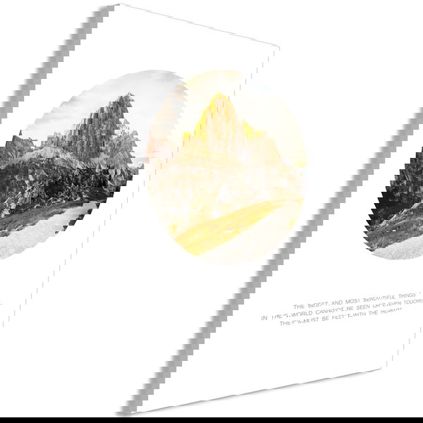 Art print on canvas 'Magic Place Vertical'