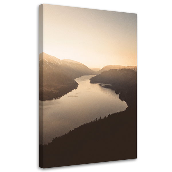 Kunstdruck auf Leinwand 'Serene Lake 2'