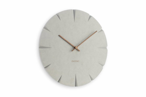 Minimalistische Wanduhr