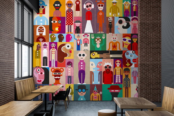 Tapete 'Come as you are 2' 400x270cm
