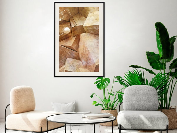 Poster 'Cubic Rocks'