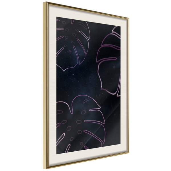 Poster 'Monstera Outline'