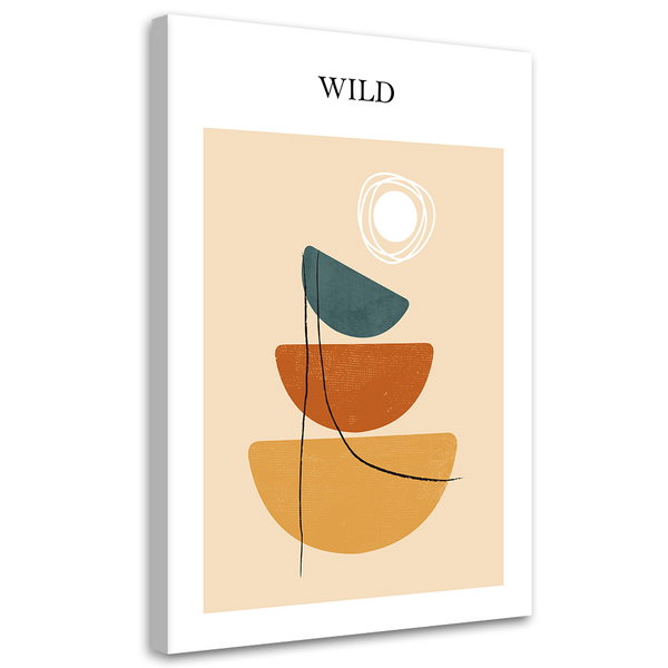 Kunstdruck auf Leinwand 'Abstract Shapes'
