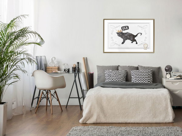 Poster 'Cat in Crown'