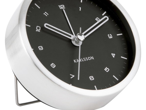 Wecker 'Tinge Black Dial'