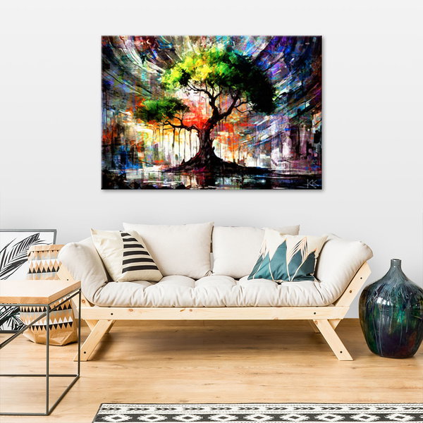 Kunstdruck auf Leinwand 'Tree of Radiant Renewal'