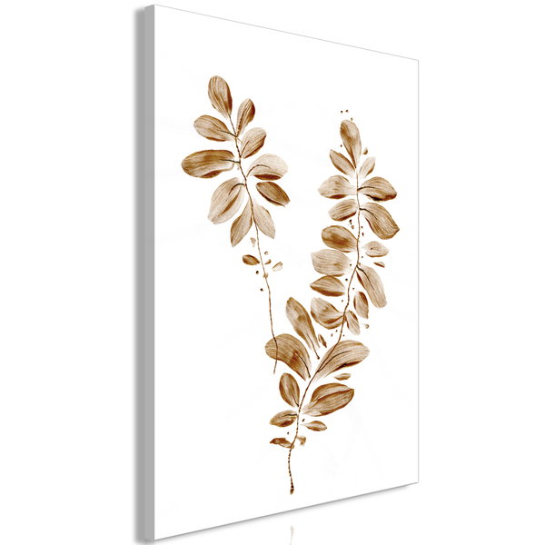 Art print on canvas 'August Leaves Vertical'