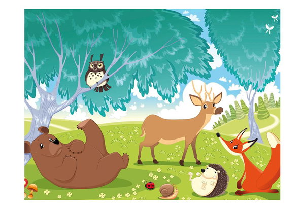 Papier peint 'Animals from the Green Kingdom'