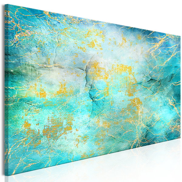Impression sur toile 'Emerald Ocean Narrow'