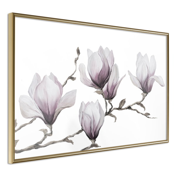 Poster 'Painted Magnolias'