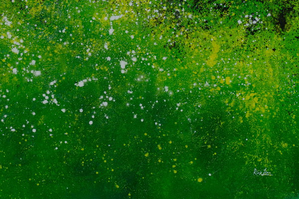 Großzügig aufgetragene Farben