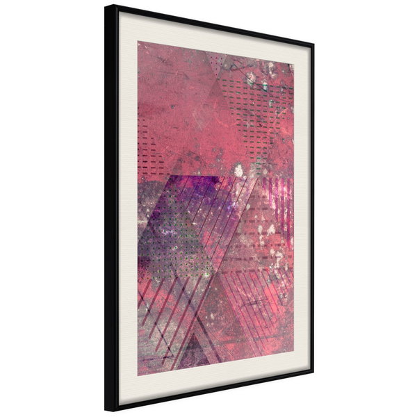 Poster 'Pink Patchwork III'