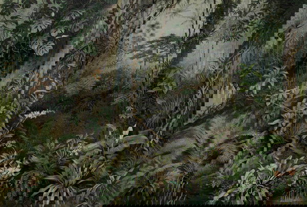 Behang 'Jungle 2' 400x270cm