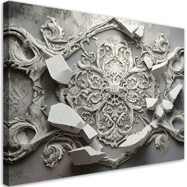 Kunstdruck auf Leinwand 'Shattered Elegance'