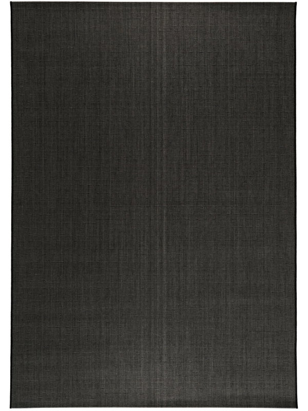 Design In- &amp; Outdoor-Teppich Metro Schwarz