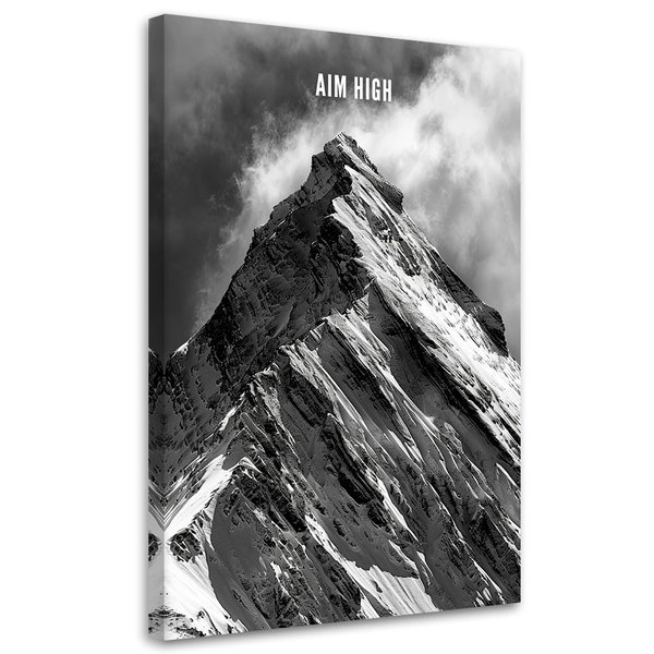 Kunstdruck auf Leinwand 'Aim High'