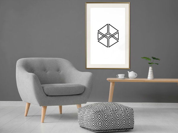 Poster 'Count the Squares'