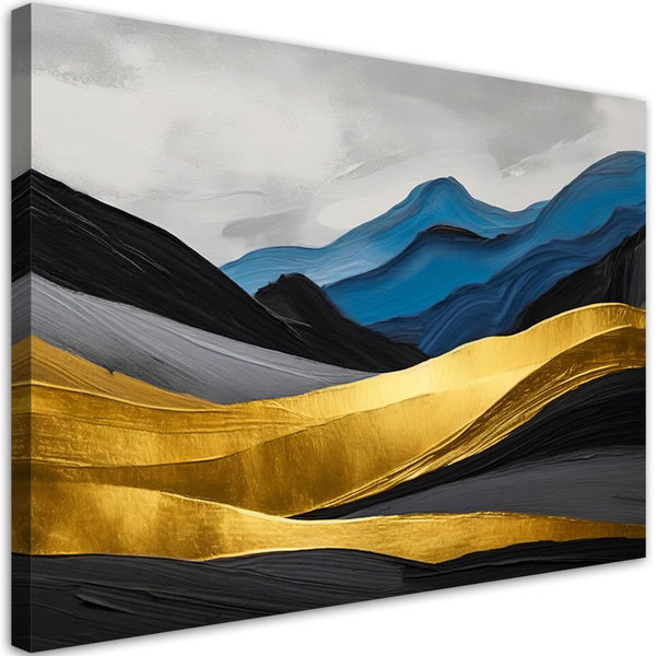 Canvas Poster 'Golden Peaks 4'