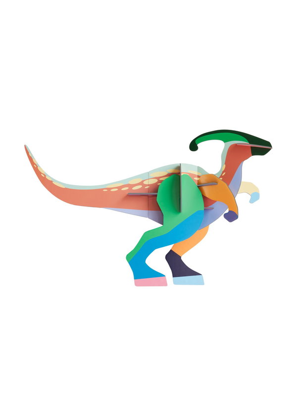 3D Wandobject gemaakt van karton 'Bright Dino Decor'