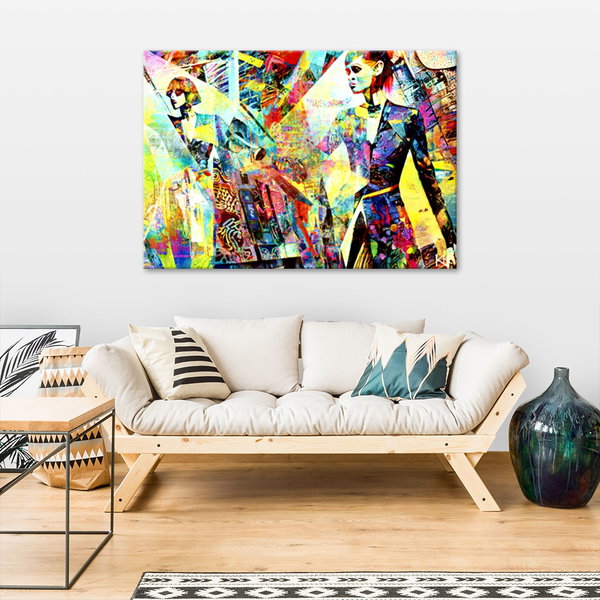 Kunstdruck auf Leinwand 'Urban Awakening in Color 3'