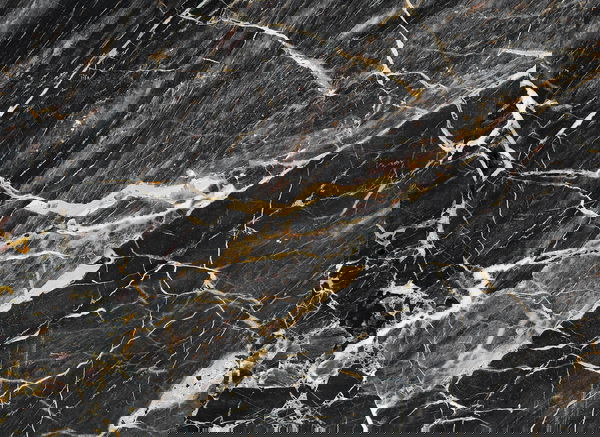 Wallpaper &#039;Black Gold Marble&#039; 138x100inches
