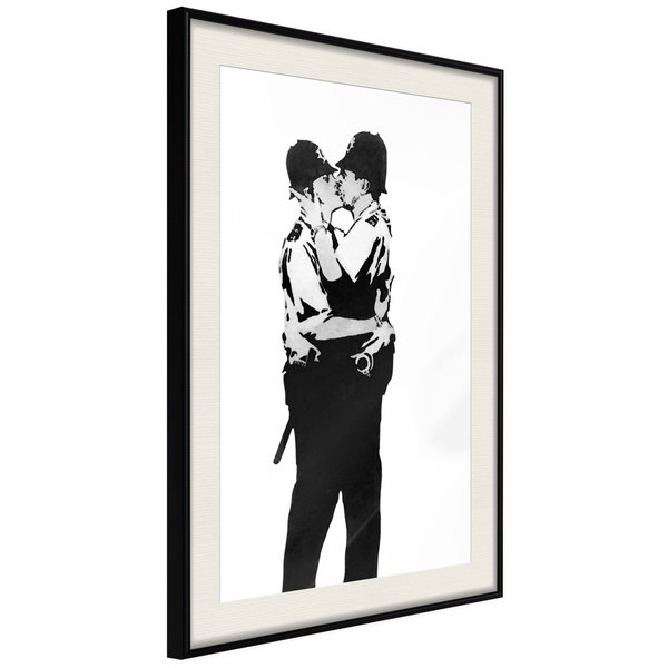 Poster 'Kissing Coppers'