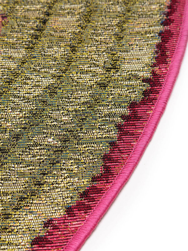 Design In- &amp; Outdoor Runder Teppich Kenya Bunt