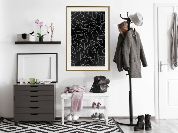 Poster 'Scattered Letters'