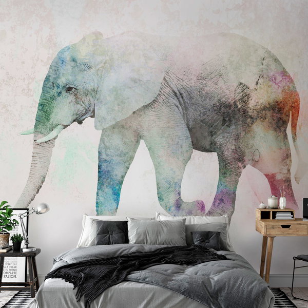 Papier peint 'Painted Elephant'