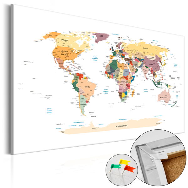 Pinnwand Bild &#039;World Map&#039;