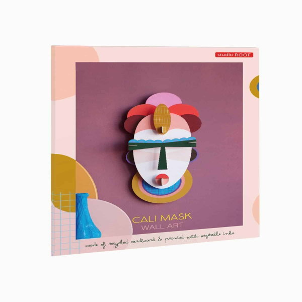 Wanddeko Papier 'Abstraktes Gesicht'