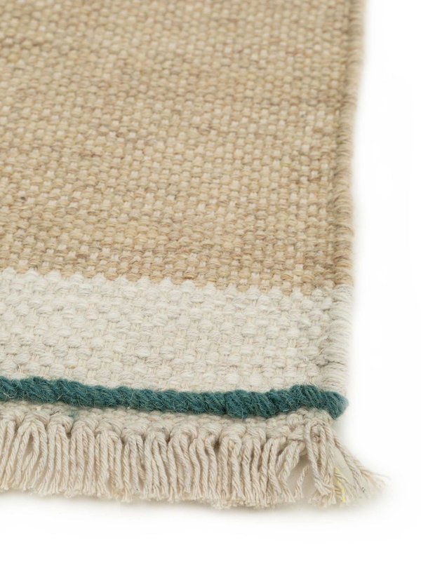 Design Wollteppich Karla Beige