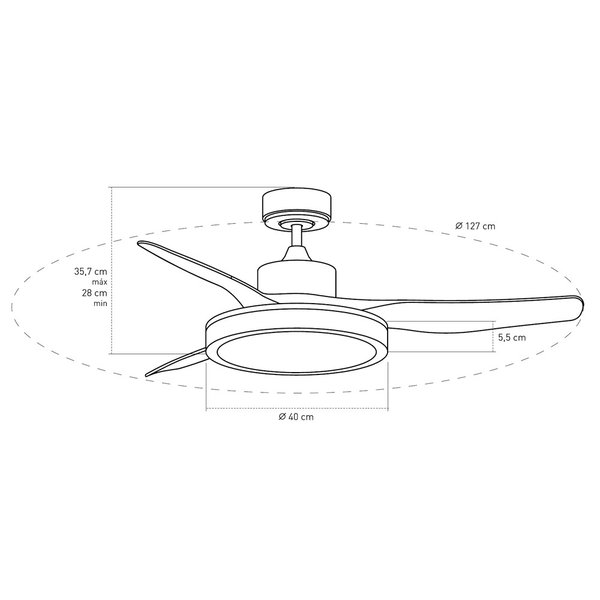 Ventilatore da soffitto 'Aran D'