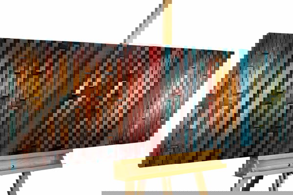 Oeuvre d'art traditionnelle en bois