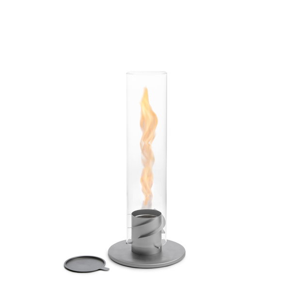SPIN 120 Fuoco da tavolo grigio | Esterno e interno