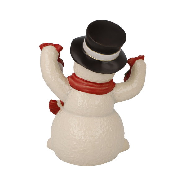 Porzellan Figur 'Snowman’s Luck' von Goebel 9,5x12x7cm