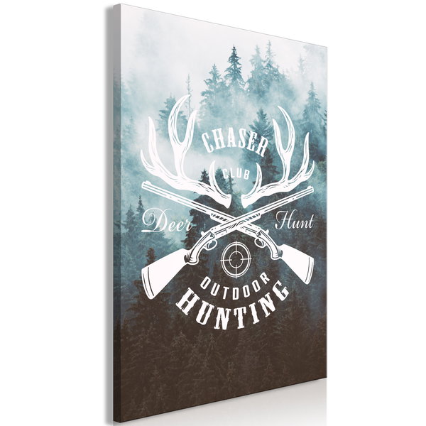 Cuadro impreso sobre lienzo 'Hunting Vertical'