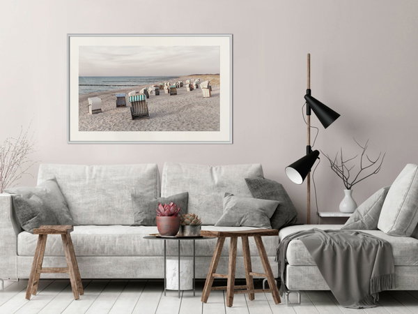 Poster 'Baltic Beach Chairs'