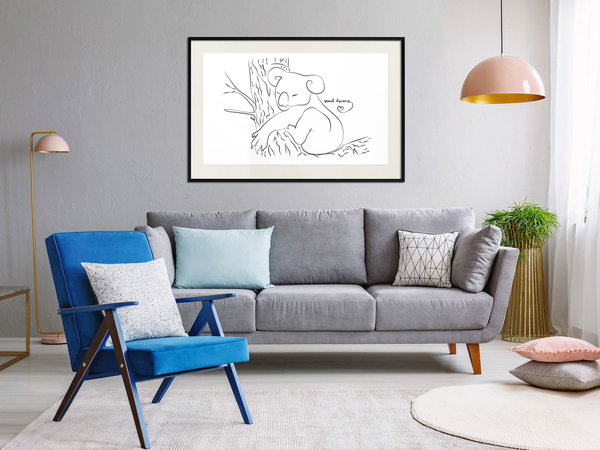 Poster 'Sleepy Koala'