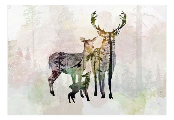 Tapete 'Forest Family'