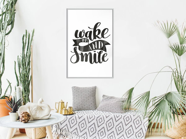 Poster 'Wake up and Smile'