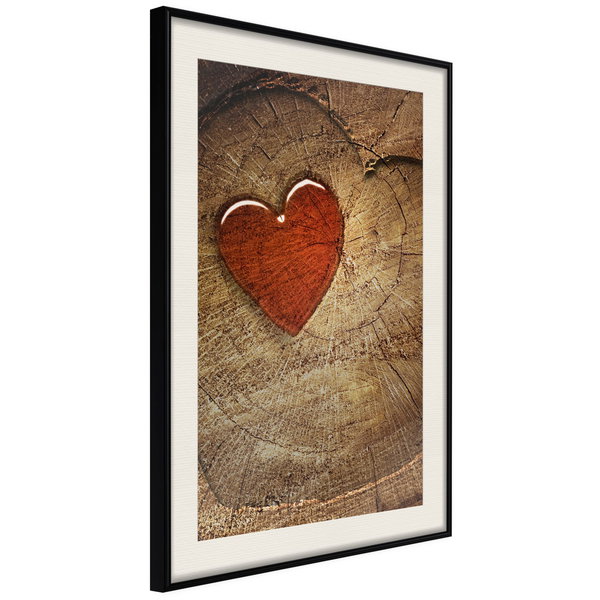 Poster 'Carved Heart'