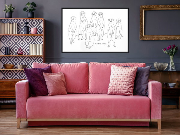 Poster 'Meerkats Family'