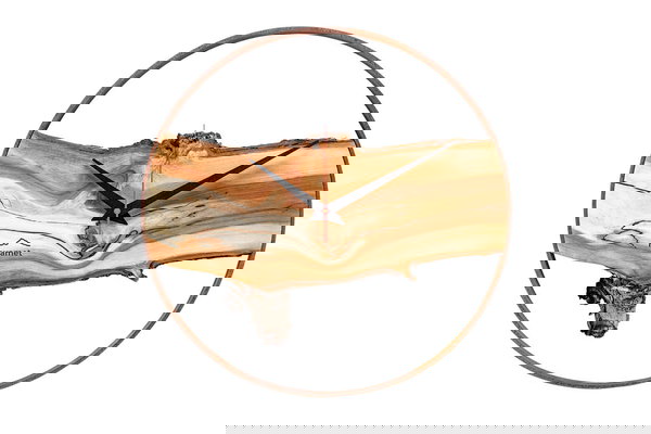 Llamativo de madera real