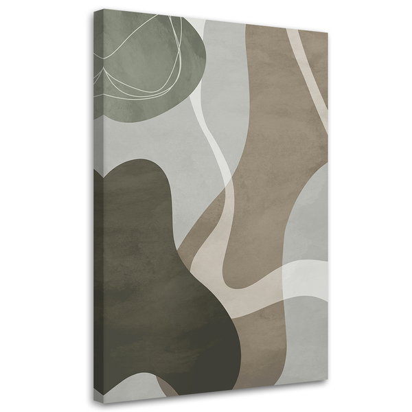 Kunstdruck auf Leinwand 'Neutral Tones Abstract'