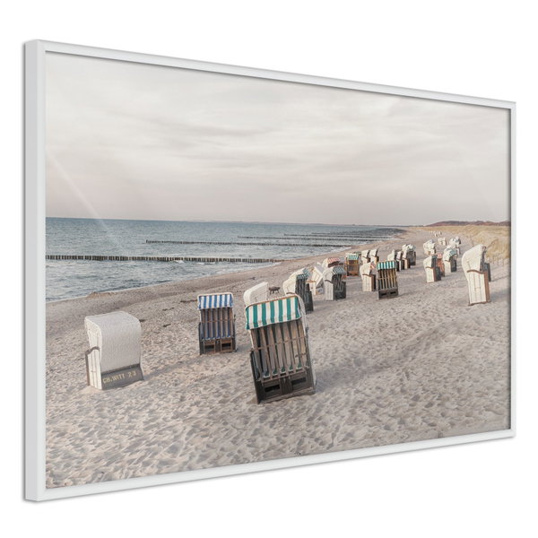 Poster 'Baltic Beach Chairs'