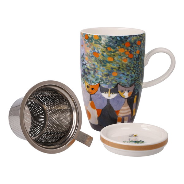 Goebel Caneca de Chá com Infusor e Tampa 'Tempi felici'