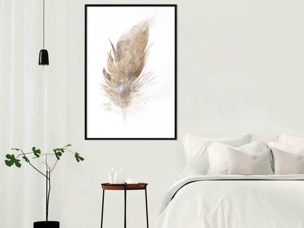 Poster 'Lost Feather (Beige)'